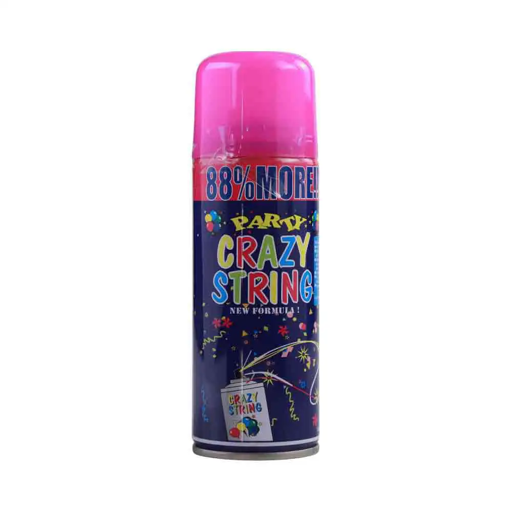 Party Crazy String Spray Confetti String Popper Spray for Party- 250ml