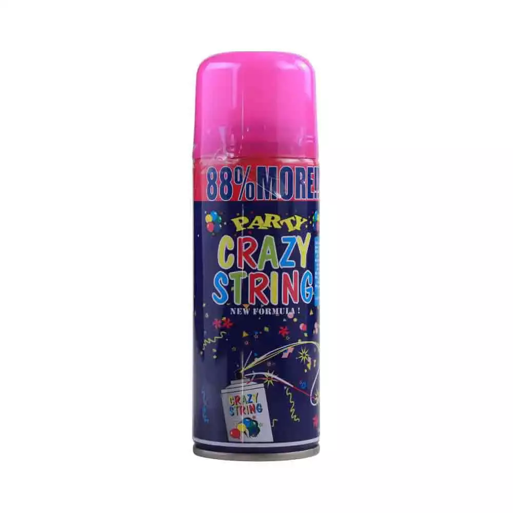 Party Crazy String Spray Confetti String Popper Spray for Party- 250ml
