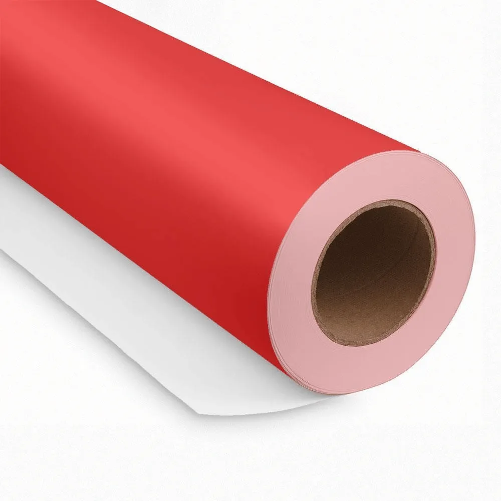 Natural Recyclable Kraft Paper Heavy Duty Gift Wrapping Paper Roll 70cmX1.5mtr- Red