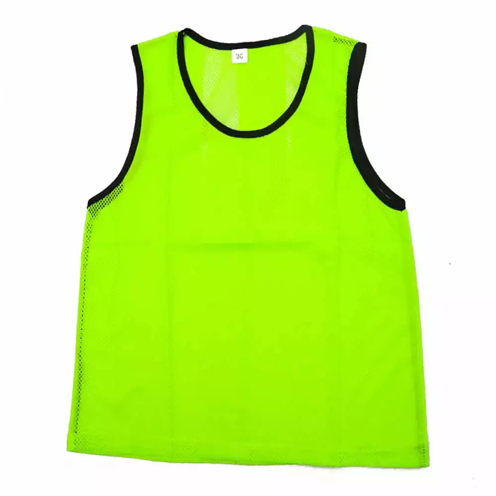 Fluorescent Green Size 30 Sports Vest Team Sports Uniform Adults Kids,  Training BIBS, VEST Ultra Dur