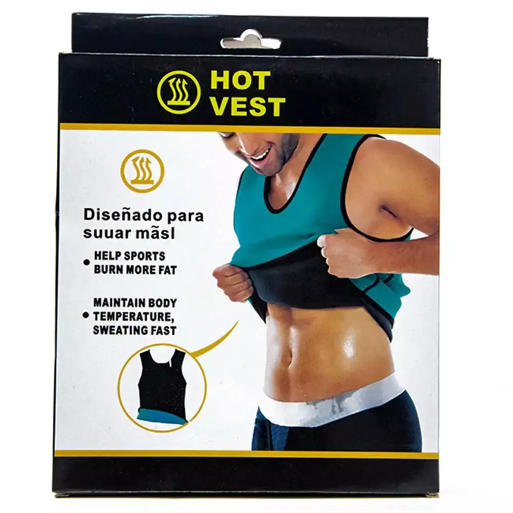 Men's Sweat Body Shaper Sauna Vest Top Slimming Waist Trainer