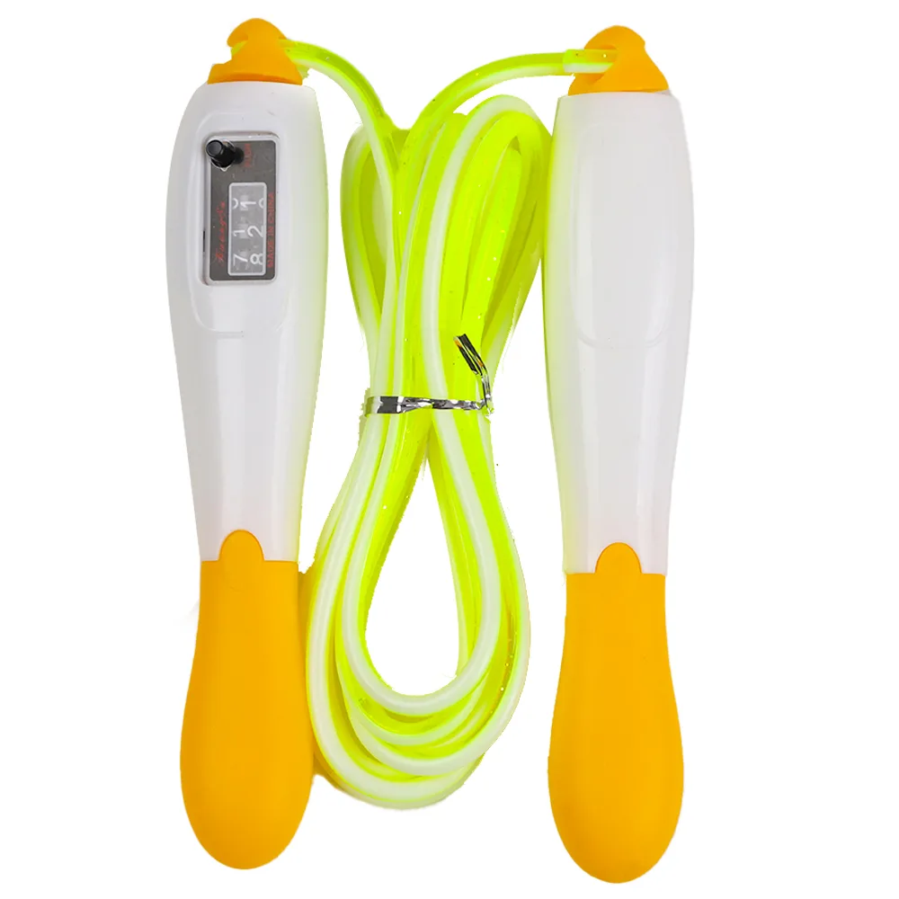 Jump Rope Professional Skipping Improve Heath Use for Aerobics- Yellow