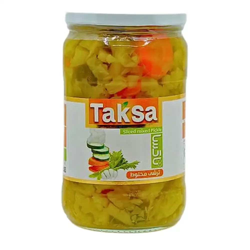 Taksa Sliced Mixed Pickle With Vinegar And Edible Salt- 660gms