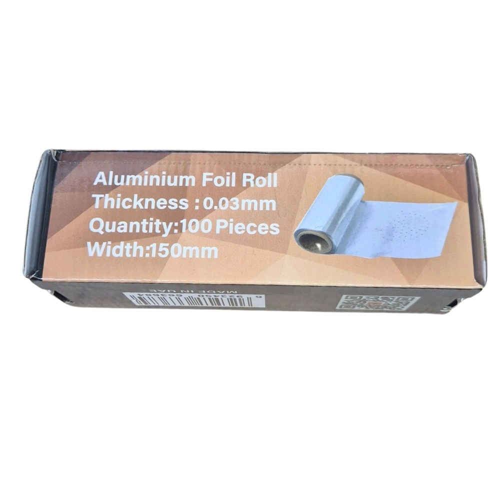 Coco Avana Pre Punched Aluminum Foil Roll With Thickness 0.03mm And Width 15cm- 100pcs